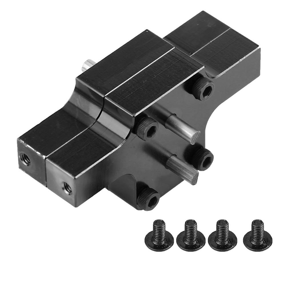 Aluminium Alloy Gear Box for WPL 1 16 Military Truck RC Car Upgraded Part (Black)