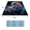 Fantasy Unicorn Fleece Blanket - Soft Flannel Throw for Sofa/Bed, Magical Cozy Gift for Girls & Dreamers, Lightweight & Warm