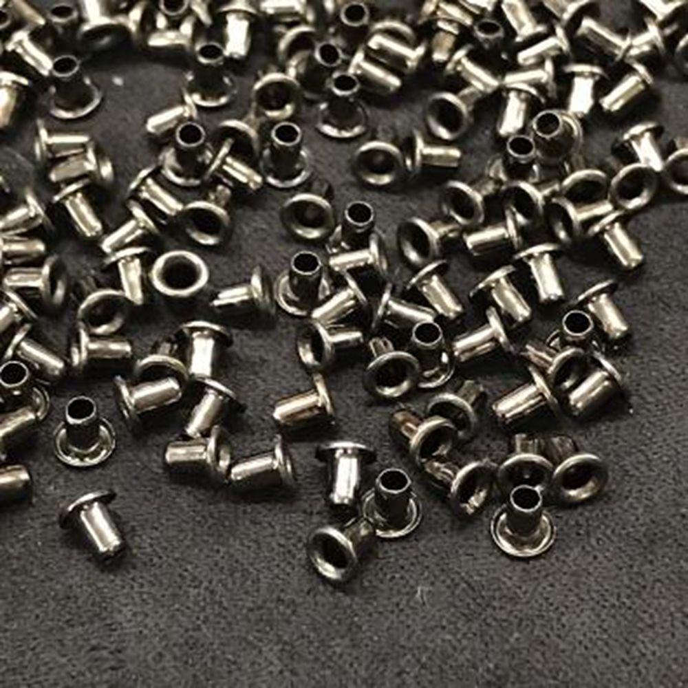 50pcs 1.5/2.0/2.5MM Mini Ultra-small Sewing Accessory Doll Bags Accessories Metal Eyelet Buttons Belt Buckle Diy Dolls Buckles