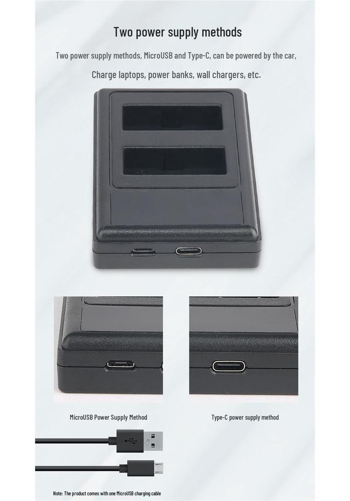 Dual Charger for Canon DSLR: Compatible with EOS 1300D, 1100D, 1200D, 1500D