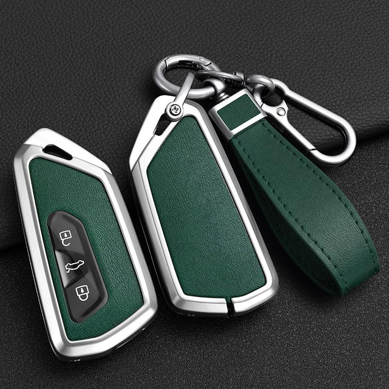 Autoschlüsselhülle für VW Volkswagen Golf 7 8 Git MK8 ID.3 ID.4 Cupra Formentor Skoda Octavia A8 SEAT Leon MK4 2020 2021
