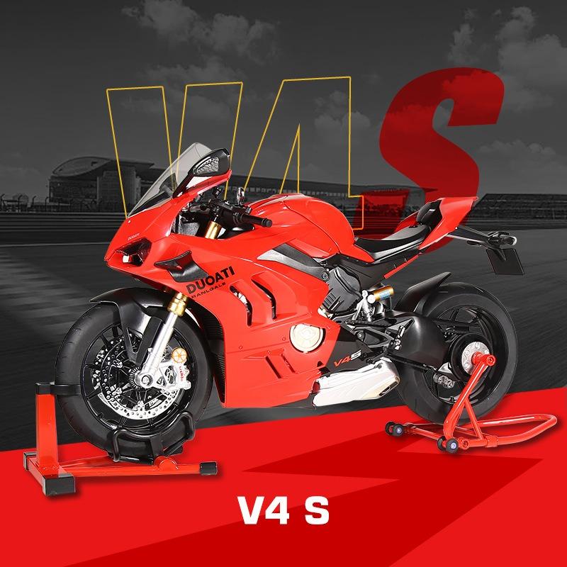 Spray 1:6 Ducati V4S V4SP2 Racing Motorcycle Model Diecast Alloy Motorbike Toy Boyfriend Gift Collection Miniature Voiture