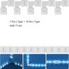 L Shape 4-Pin LED Connectors 10mm Wide Right Angle Corner Connectors Solderless Adapter Connector Terminal for 3528/5050 SMD RGB