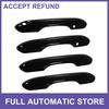 4 Pcs Side Door Handle Cover Trim for Ford Explorer - Accessories Black