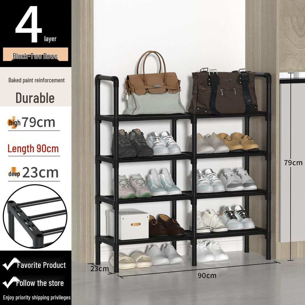 Multi-Tier Shoe Rack: Simple, Economical Storage Cabinet for Dormitory and Entryway