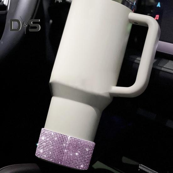 Rhinestone Silicone Boot for 40oz Tumbler Glitter Cup Cover Water Bottles Bottom Sleeve Anti-Slip Sparkling Cup Accessories
