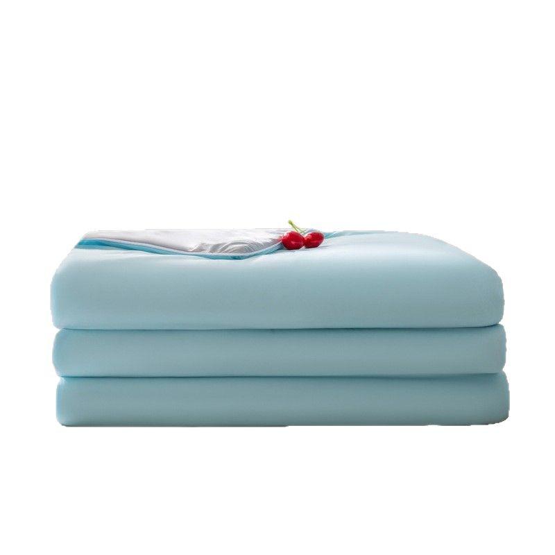 Class A Ice Cream Cooling Silk Quilt: Lightweight, Machine Washable Summer Air Conditioning Blanket