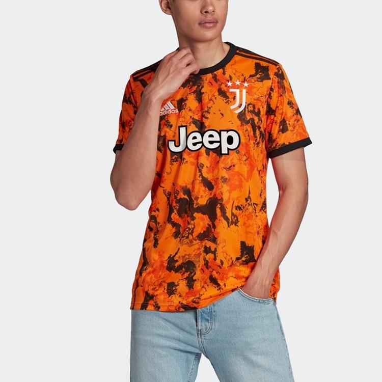 adidas Juventus 20/21 Third Jersey Bahia Orange Men's Football Shirt GE4856