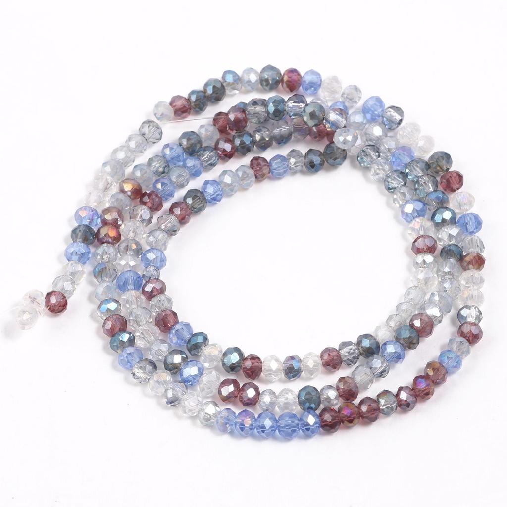 2x3mm Rondell Faceted Crystal Quartz Loose Waist Beads For Jewelry Making DIY Woman Charms Bracelet Necklace Earrings Accessorie