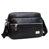 Fashion Men Messenger Bags PU Leather Handbags for Man Male Crossbody Bag Casual Storage Shoulder Bag Zipper Direction Random