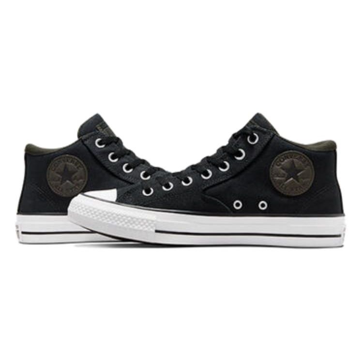 Converse Chuck Taylor All Star Každodenní Všestranné Odolné Prodyšné Mid-Top Plátěné Boty Unisex Tenisky Černé A06606C