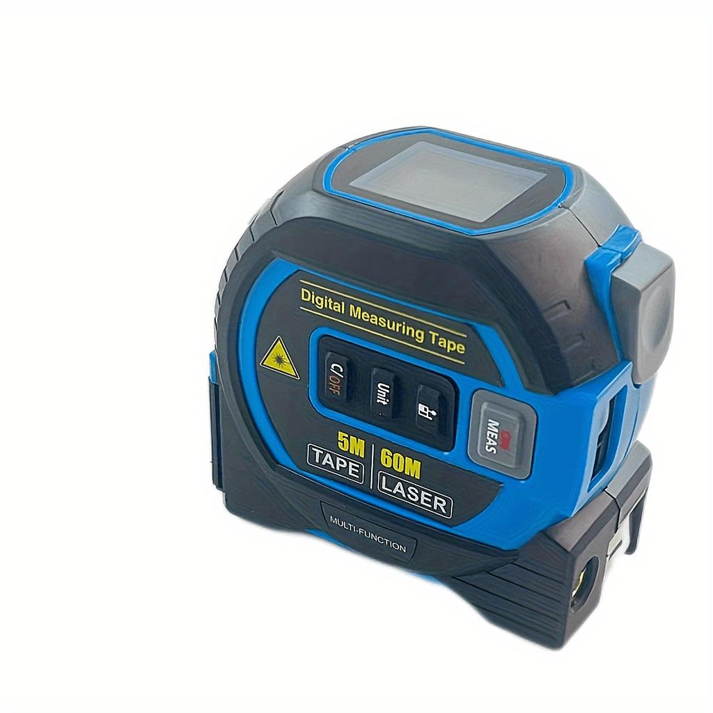 Laser Tape Measure 3In1 Digital Tape Measure 40/60M High Infrared Precision Rangefinder Steel Measuring with Large Display Tool