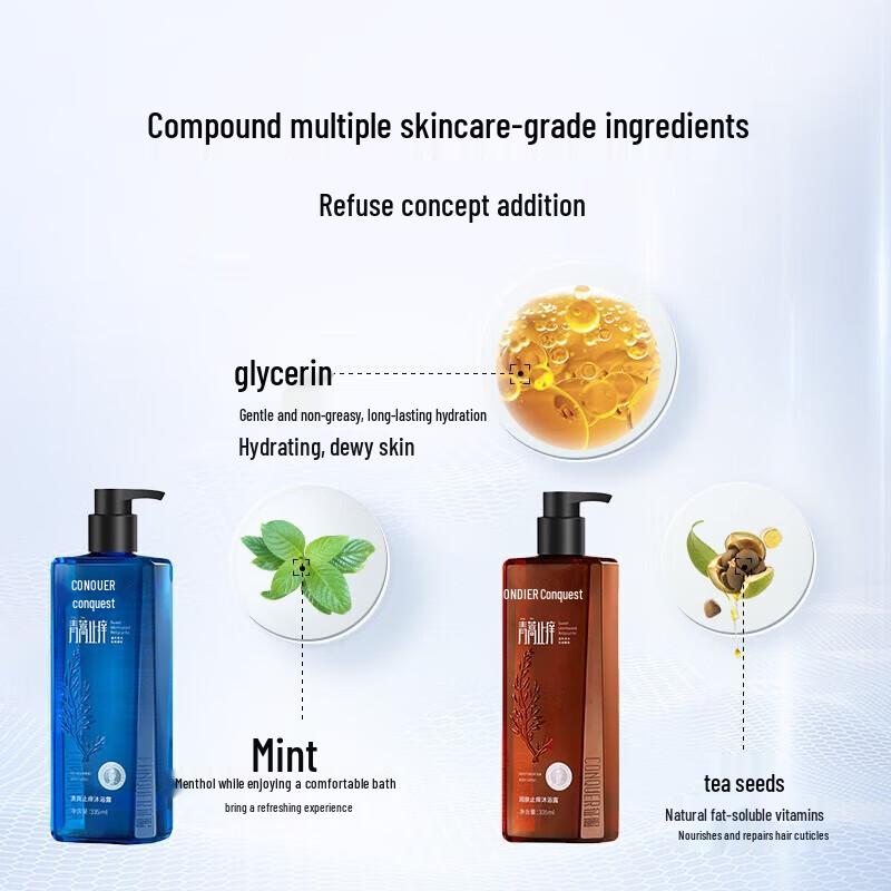 Conquer Moisturizing & Itch-Relief Shower Gel