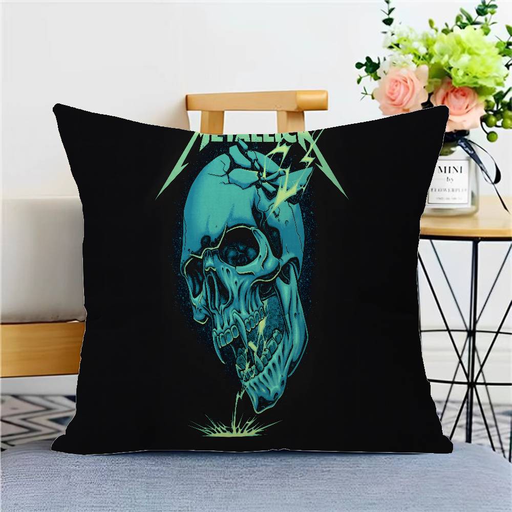 

M-Metallica Наволочка Полиэстер Подушки для дивана Декоративные накидки для подушек Украшение дома Наволочка 12x12Inch