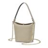New leather women's chain change bag multi-functional lipstick storage bag creative hand carry mini bucket bag versatile