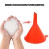 4pcs Car Plastic Funnels Refueling Car Long Stem Funnel Gasoline Oil Fuel Filling Tool Car for Motorcycle Farm Machine Funnel