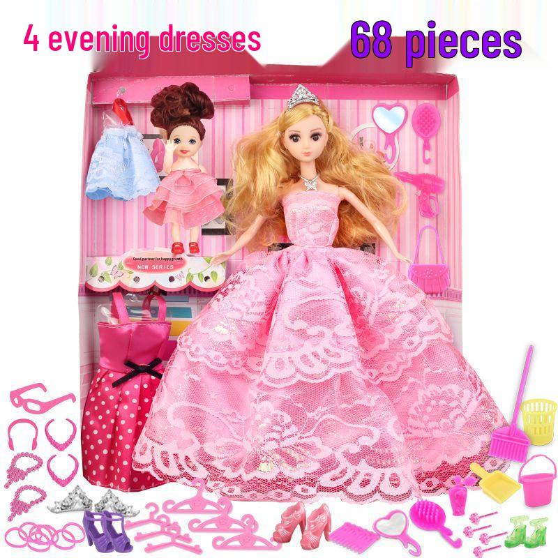 New Year Princess Doll Set: Dress-Up Toy for Girls Ages 3-6