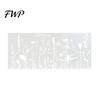 Static Glass Sticker Frosted Flower Floral Plants Decorative Window Cling Non-adhesive Waterproof UV Sun Blocking Cover for Home Office Kitchen Plant