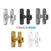 90/180 Degree Barn Door Lock,Left & Right Universal Flip Door Locks,Anti-theft Door Buckle,Gate Latch Hardware for Home Security