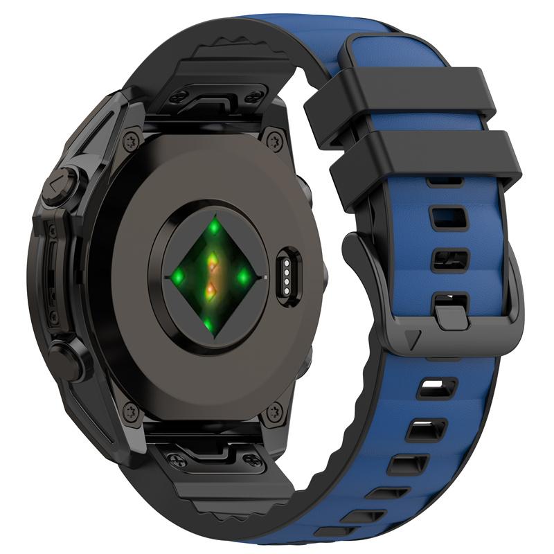 22/26mm Leather+Silicone Strap for Garmin Fenix 8 47mm 51mm 7 7X 6 6X 5 5X Plus Enduro 3 Tactix 9 Forerunner 965 955 970 Band