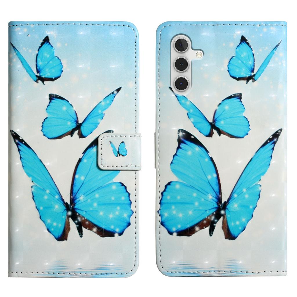 For Samsung Galaxy A16 5G/A16 4G Case 3D Creative Pattern PU Leather Stand Phone Cover