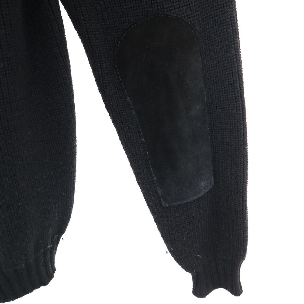 WILLIAM LOCKIE Old Scottish Wool Long Sleeve Elbow Patch Sweater 36 Knit Men's Used