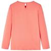 Children's Long-sleeved T-shirt Coral 92/104/116/128/140