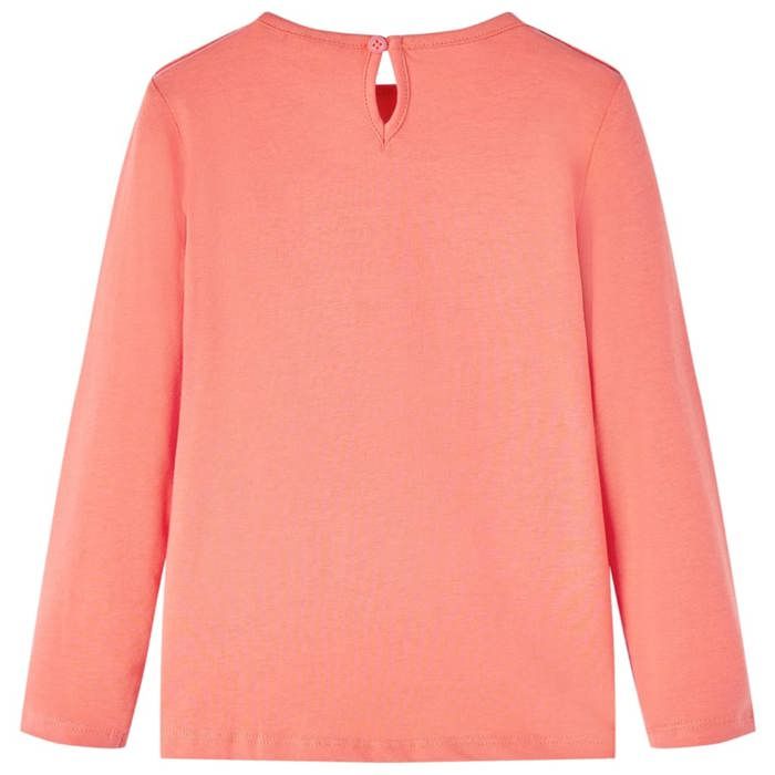 Children's Long-sleeved T-shirt Coral 92/104/116/128/140