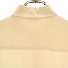HERMES French Silk Blend Old Long sleeve shirt 38 beige Women Used