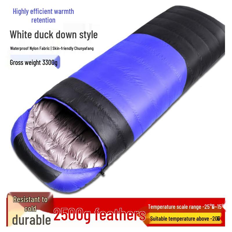Bai Cheng Dao Outdoor White Duck Down Sleeping Bag