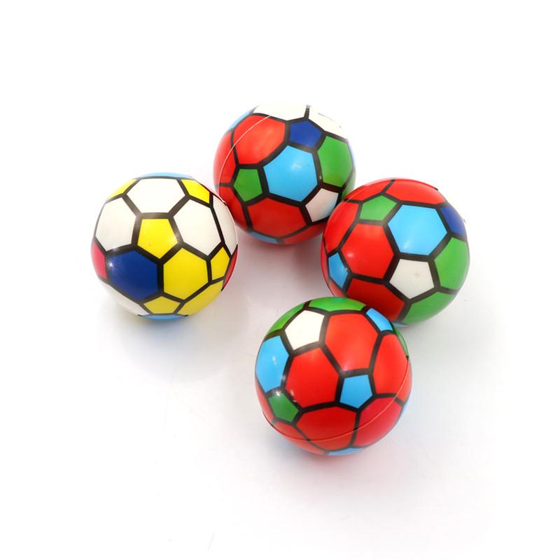 1Pc Stress Relief Vent Ball Colorful Mini Football Squeeze Foam Ball Kids Toys