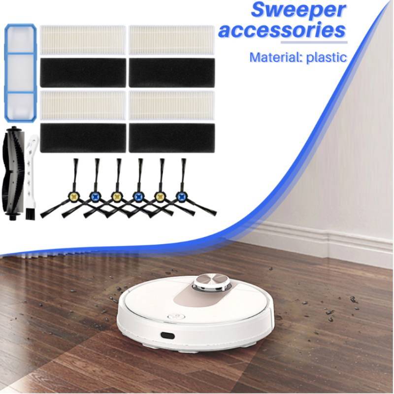 For Ilife Robot Vacuum Replacement Accessories Pack With Main Brush Filters Edge Brushes For Household Cleaning