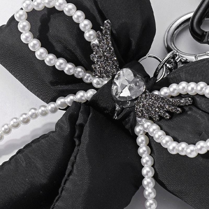 Lovely Heart Wing Keychain Bows Keyring Korean Styles Bag Charm Bag Pendant Ornaments Star Car Keychain Decorations