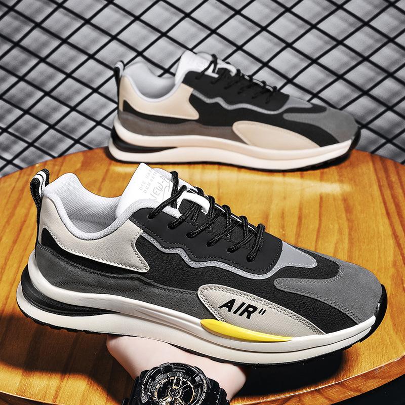 Canvas Herrenschuhe Frühling und Sommer atmungsaktiv 2025 neu lässige Plateau Reiseschuhe Sport Lauf vielseitige Papa trendige Schuhe