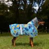 Dog Waterproof Raincoat Ponchos Coat 6 Size to Choose Adjustable Pet Rain Coat Rainwear Walks and Outings