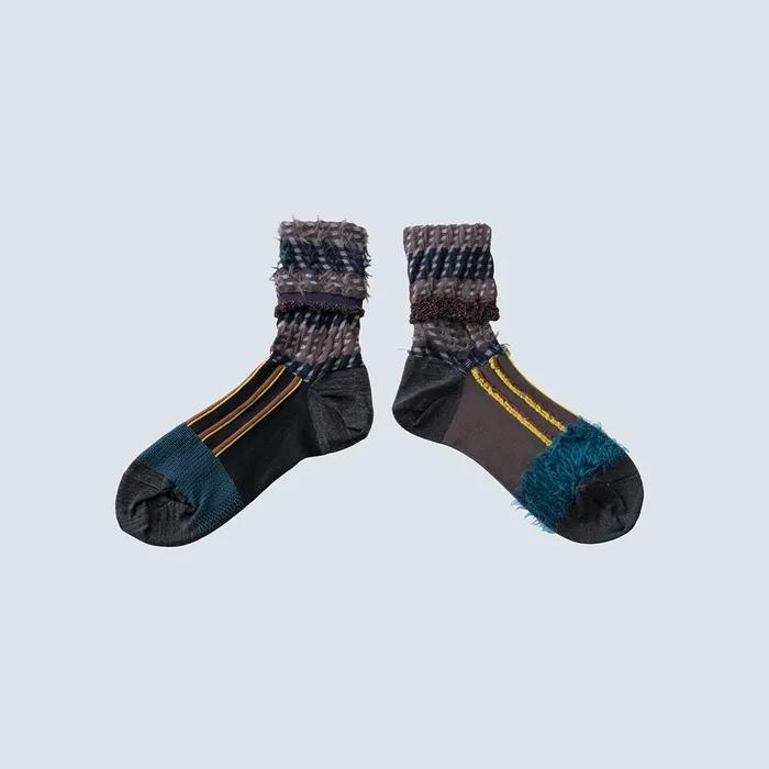 Mikeneko Tail Socks - Black [CQ-CT-20-1-N9M-005]