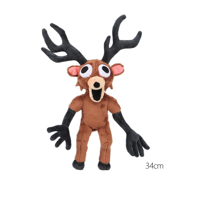 99 Nights In The Forest Plush Toy Deer Doll Soft Stuffed Animal Toy Cute Anime Game Peripherals Christmas Birthday Gift for Kids