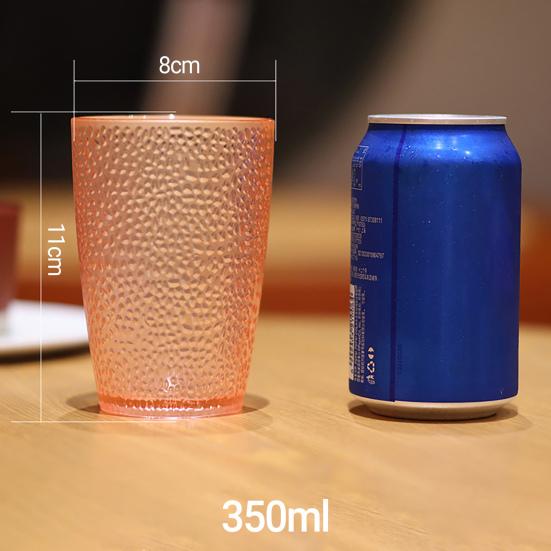 Trinkbecher Wiederverwendbar Hitzebeständig Verdickt Acryl Gepunktet Bar Restaurant Wasserbecher