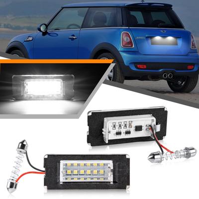 NEIFILES BMW License Plate Light LED R56 R57 License Lamp with Mini Cooper Cooper S Canceller Built-in BMW MINI Mini