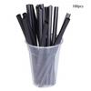 Disposable 100 X Large Drinking Straws Bubble Tea Smoothie Milkshake Colorful
