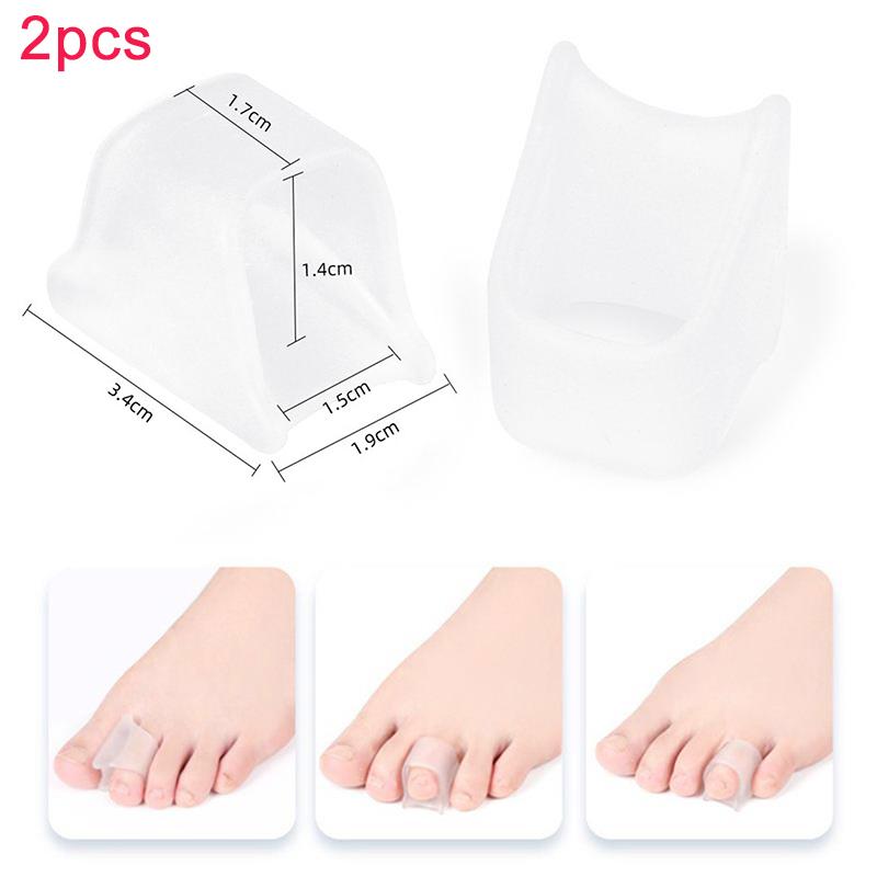 Zehenspreizer Silikon Zehenspreizer Separator Hühnerauge Hallux Valgus Orthopädische Abstandshalter Hühnerauge Überlappend Hammerzehe Zehenkorrektor