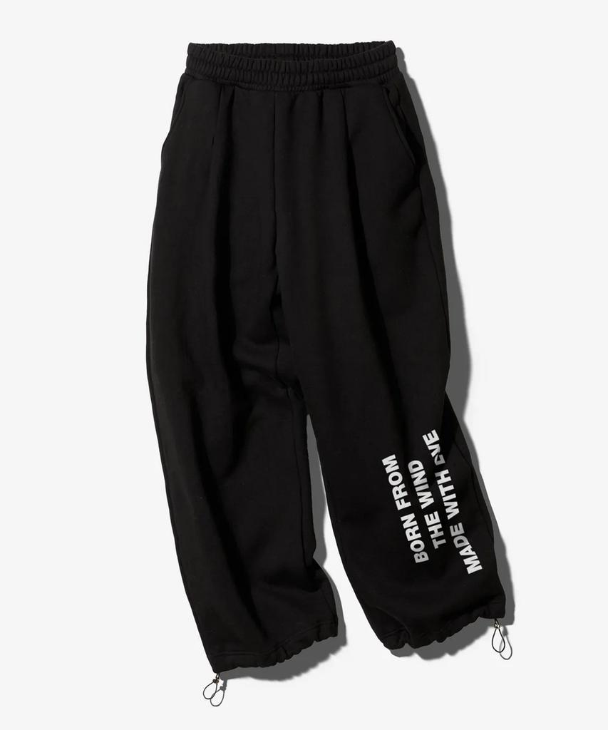 Paensyo Mwl String One Tuck Pants - Black