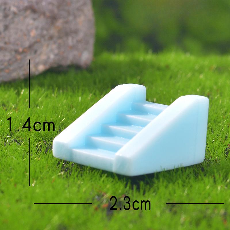 Mini Decorative Items Simulate Ancient-style Stone Staircase Garden Bonsai and Resin Handicrafts