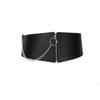 Chain Simple Decoration Women Elastic Wide Belt Cummerbund For Youth Fashion