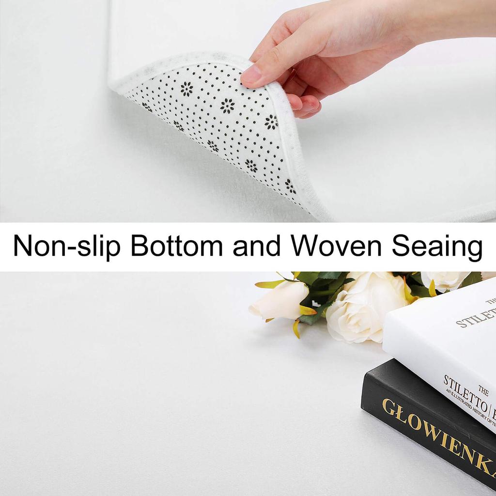 Moomin Washable Dust Mite Odor Stylish Flannel Washable All Nordic 150x100cm Rug, Rug, Non-Slip, Resistant, Antibacterial, Resistant, Fluffy, Rug,