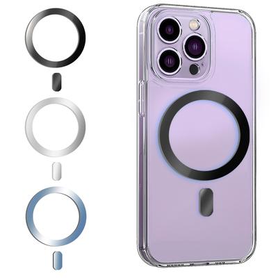 1 szt. Ładowarka bezprzewodowa z metalową naklejką pierścieniową do serii Iphone 12/13/14