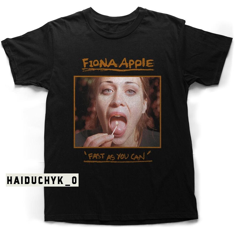 Fiona Apple 'Fast As You Can' Unisex Black T-shirt Size S-5XL Unisex T-Shirt