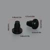100Pcs Silicone Cabinet Door Bumper Cushion Silicone Hole Plugs NonSlip Bumper Feet Pads Cabinet Door Grippers