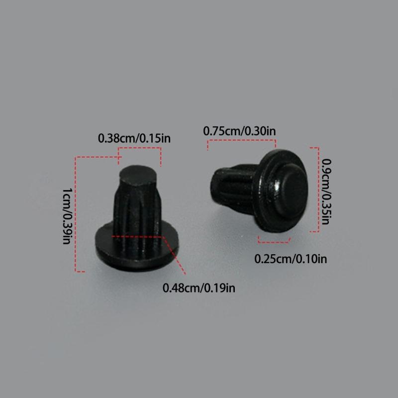 100Pcs Silicone Cabinet Door Bumper Cushion Silicone Hole Plugs NonSlip Bumper Feet Pads Cabinet Door Grippers