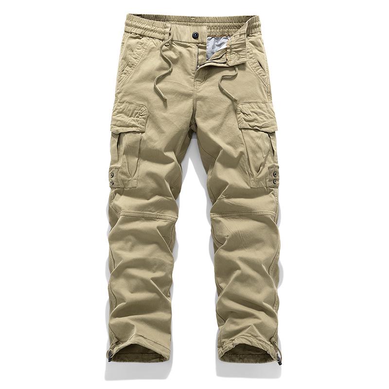 

Men s Versatile Multi-Pocket Straight Leg Cargo Pants for Outdoor and Casual Wear 38 армія зелений колір